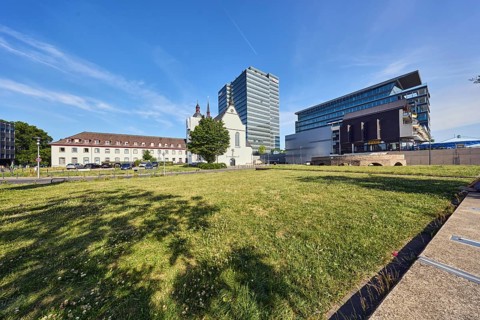 MaxCologne high-rise building, Lanxess, corporate headquarters, Lanxess Tower, Alt St. Heribert