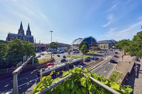 Large tent Musical Dome, double tower, cathedral, general architecture, lantern, main station,