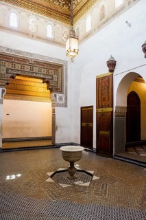 Courtyard, Palais Bahia, Old Town, Marrakech, Morocco