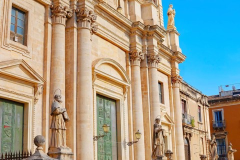 San Francesco church, Catania, Sicily, Italy