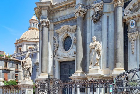 Sant'Agata cathedral, Piazza Duomo, Catania, Sicily, Italy
