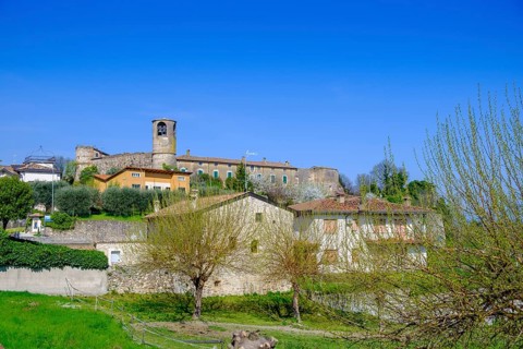 Castello di Pozzolengo, Pozzolengo, Colli Mantovani, Lombardy, Province of Brescia, Italy