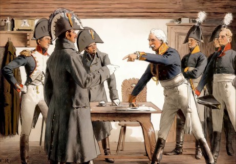 The Capitulation of Blucher at Ratkau on 7 November 1806, Germany, Napoleonic Wars, historical