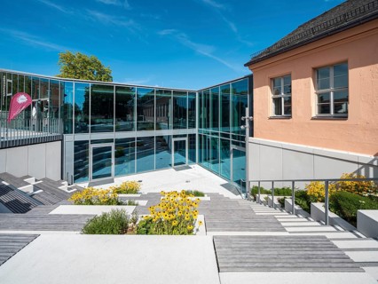 Visitor Center at Petersberg Citadel, Erfurt, Thuringia, Germany