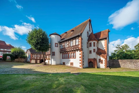 Brothers Grimm House, Museum in Steinau an der Strasse, Kinzigtal, Hesse, Germany