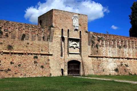 Rocca Brancaleone, a historic fortress in Ravenna, Emilia Romagna, Italy