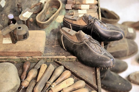 Museo della Civiltà Contadina, farmer's museum, shoemaker's workshop, La Rocca, Novellara Castle,