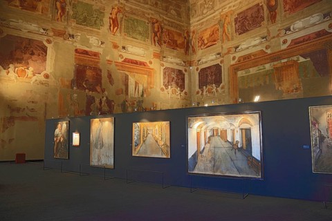 Gualtieri Palace, wall paintings and exhibition at Museo Documentario e Centro Studi Antonio