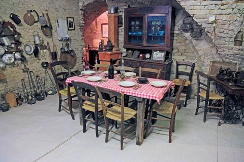 Museo della Civilta Contadina, Farmers' Museum, La Rocca, Novellara Castle, Emilia-Romagna, Italy