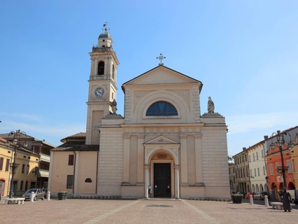 Brescello, the church of Santa Maria Nascente e San Genesio, location of the Don Camillo films,