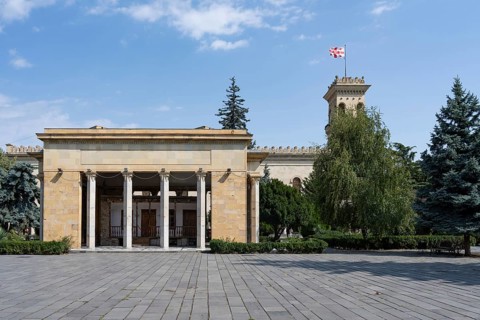 Gori, Georgia. September 9th 2025. The exterior of the house where former Soviet leader Joseph