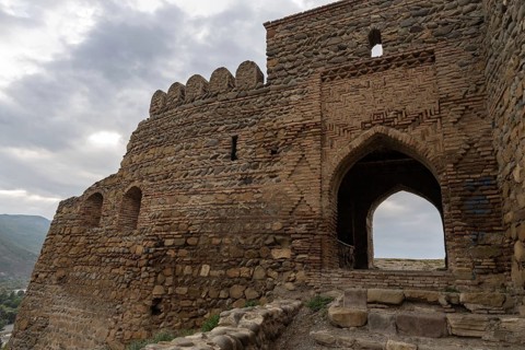 Gori, Georgia. September 9th 2025. The battlements and entrance to Gori Fortress, a medieval