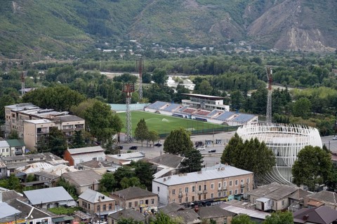 Gori, Georgia. September 9th 2025. FC Gori football stadium, the Georgian association football club