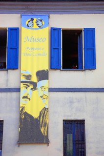 Italy, village of Brescello, Museum of Don Camillo and Peppone, Emilia-Romagna