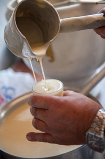 Ortahisar, Cappadocia, Turkey. September 19th 2018 Boza is a traditional Turkish fermented malt
