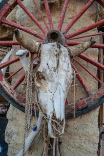 Cappadocia, Turkey. November 8th 2017 Typical ranch decoration, The Dalton Brothers Ranch, near the