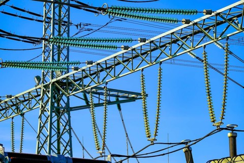Mülheim, North Rhine-Westphalia, Germany - Transformer substation, critical infrastructure, node in