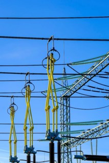 Mülheim, North Rhine-Westphalia, Germany - Transformer substation, critical infrastructure, node in