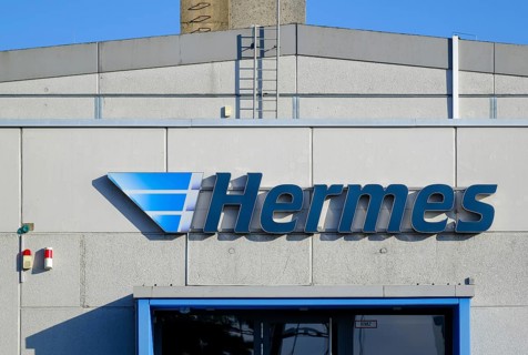 Mülheim, North Rhine-Westphalia, Germany - Hermes-station, ParcelShop, ParcelShop