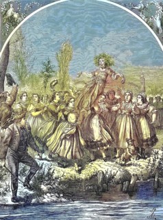 Customs in front of Easter, the execution of death, in Silesia and Moravia/Customs in front of