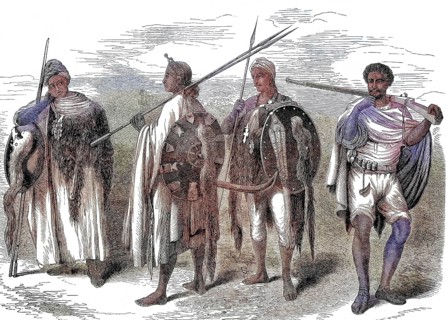 Warriors from Abyssinia, Ethiopian Empire, Ethiopia/Warriors from Abyssinia, Ethiopian Empire,