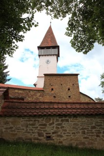 Romania, fortified church of the village of Mesendorf, Moischendref or Meschendorf, in the district