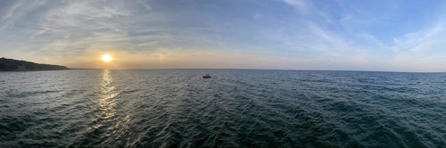 Sunset, pier, Heiligendamm is the oldest seaside resort in Germany and continental Europe, founded
