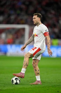 David Raum RasenBallsport RB Leipzig RBL (22) Action on the ball Football Bundesliga, DFB Cup,