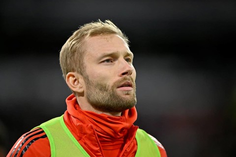 Konrad Laimer FC Bayern Munich FCB (27) portrait Substitute Football Bundesliga, DFB Cup, Allianz
