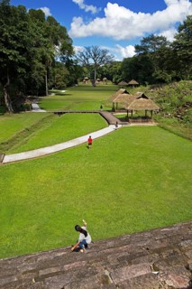 Quirigua Archaeological Park, pre-Columbian Mayan city in the jungle or jungle, Izabal Department,