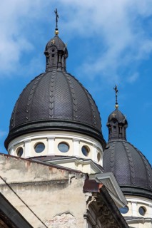 Domes of the Greek Catholic Church of the Transfiguration of Our Lord Jesus, Lviv, Ukraine