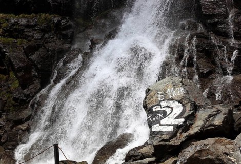 Torrent on the Transfogarasan Highway, Transfagarasan, connects the Arges Valley in Great Wallachia
