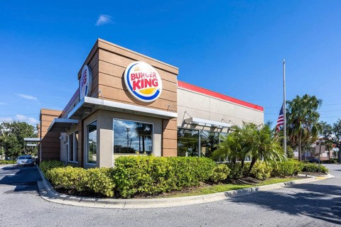 Burger King Fast Food Restaurant branch in Tampa, United States