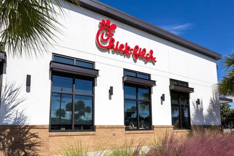 Chick-fil-A Fast Food Restaurant branch in Tampa, United States