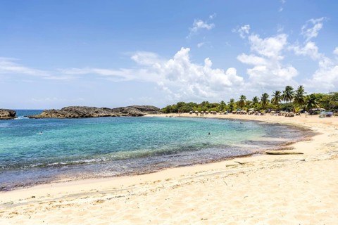 Mar Chiquita Beach in the Caribbean Ocean Vacation in Manati, Puerto Rico