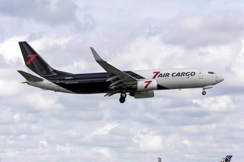 A Boeing 737-800 (BCF) aircraft of 7 Air Cargo with the registration number N330FL at Miami