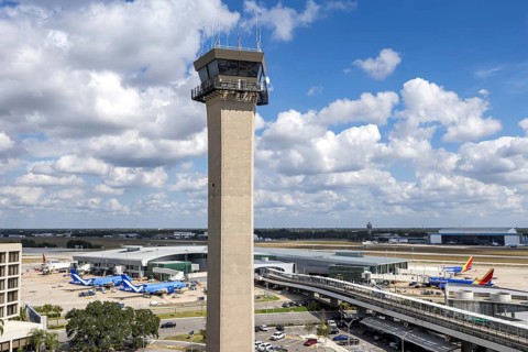 Tampa Airport Tower and Airside C Terminal, USA