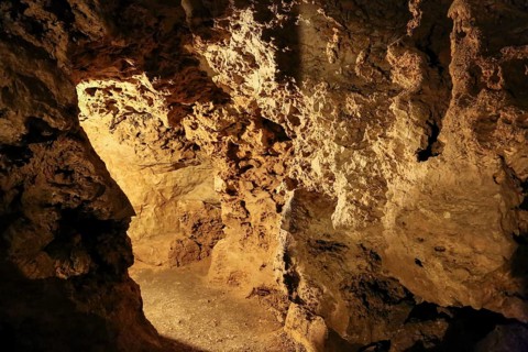 Tiefenhöhle Laichingen, Schachthöhle, karst object, rock, Laichingen, Swabian Jura,