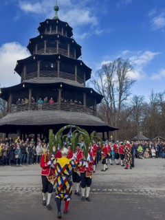 Schaeffler dance in 2026 in the English Garden, behind the Chinese Tower. The event takes place