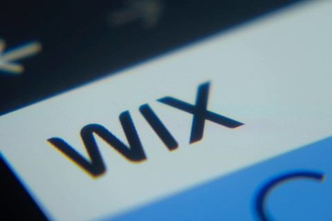 Dhaka, Bangladesh- 02 Dec 2025: A Close-up of a laptop screen is displaying the wix web interface