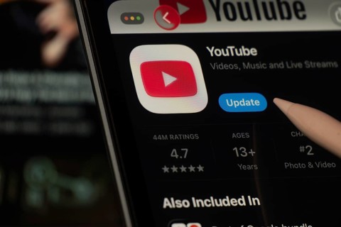 Dhaka, Bangladesh- 24 Oct 2025: A iPad screen displaying the youtube app on App store