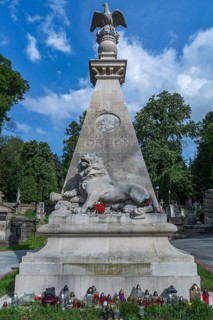 Grave of Juliusz Konstanty Ordon, 1810-1887, was a participant in the Polish November Uprising