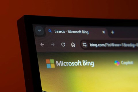 Dhaka, Bangladesh- 02 June 2025: Close-up of a computer screen displaying the Microsoft Bing web