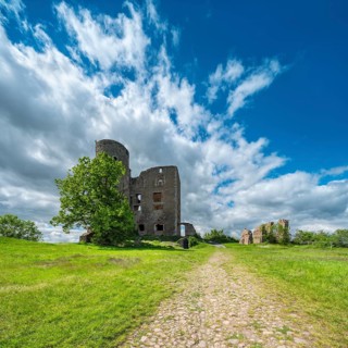 Arnstein Castle Ruins, Sylda-Harkerode, Mansfeld-Südharz, Saxony-Anhalt, Germany
