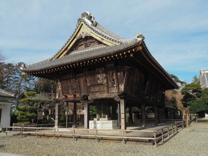 Impressive historic wooden building with traditional design, Narita-san Temple, Narita, Japan