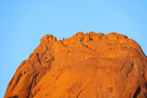 Detailed view of the rocky Spitzkoppe surface, Spitzkoppe, Namibia