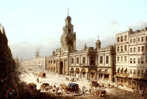 The second Royal Exchange, London, England, Europe, 18th century