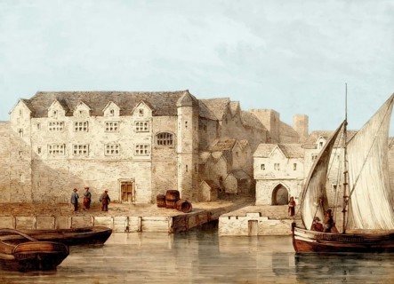 Bridewell Palace, London 1666, the first prison and poorhouse, England, United Kingdom