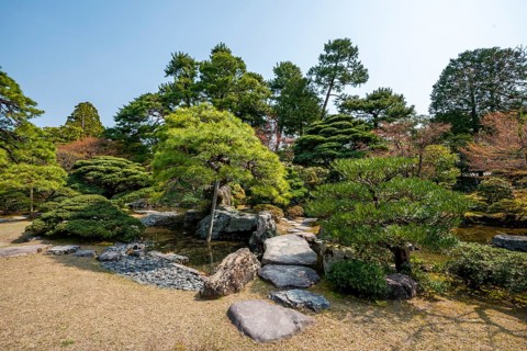 Gonaitei Garden, Japanese Garden, Kyoto Imperial Palace, Kyoto, Japan