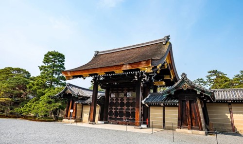 Gishumon Gate, Kyoto Imperial Palace, Kyoto, Japan